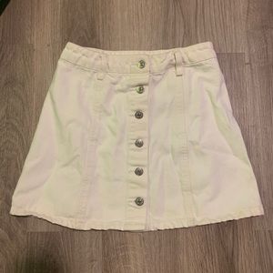 3/$25 Forever 21 Button Up White Skirt 24